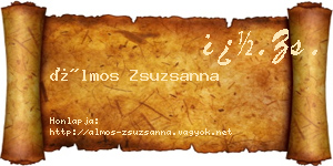 Álmos Zsuzsanna névjegykártya